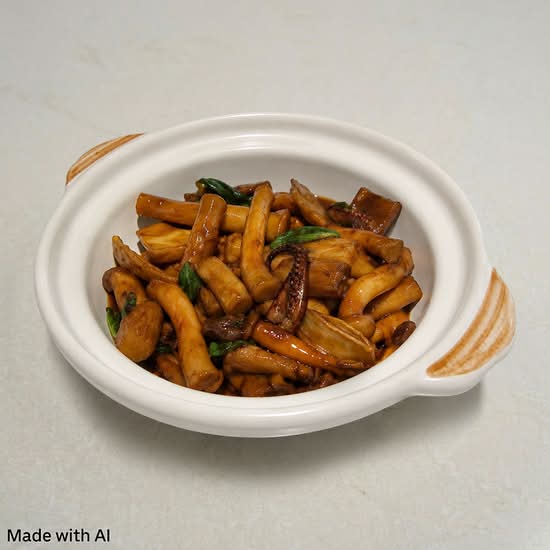 Squid with Three Spices (三杯中卷)